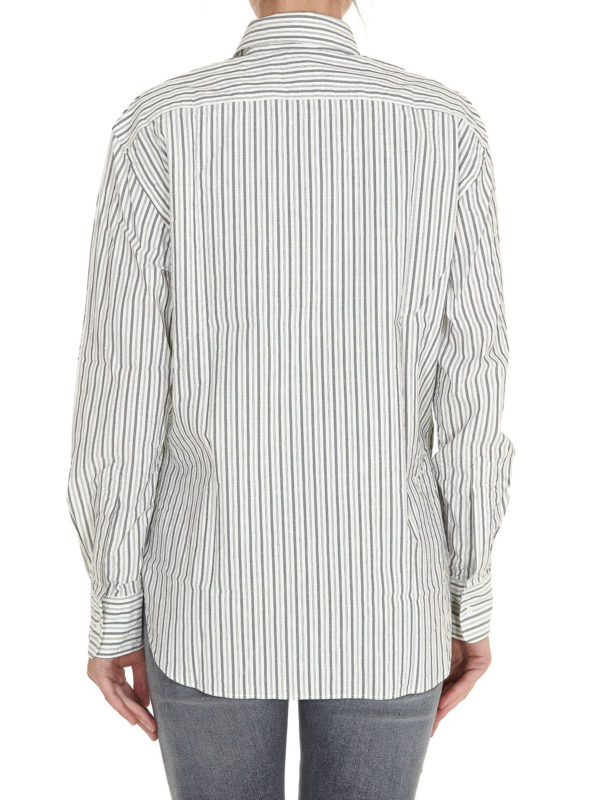 Stripes patterned shirt shop online: ASPESI