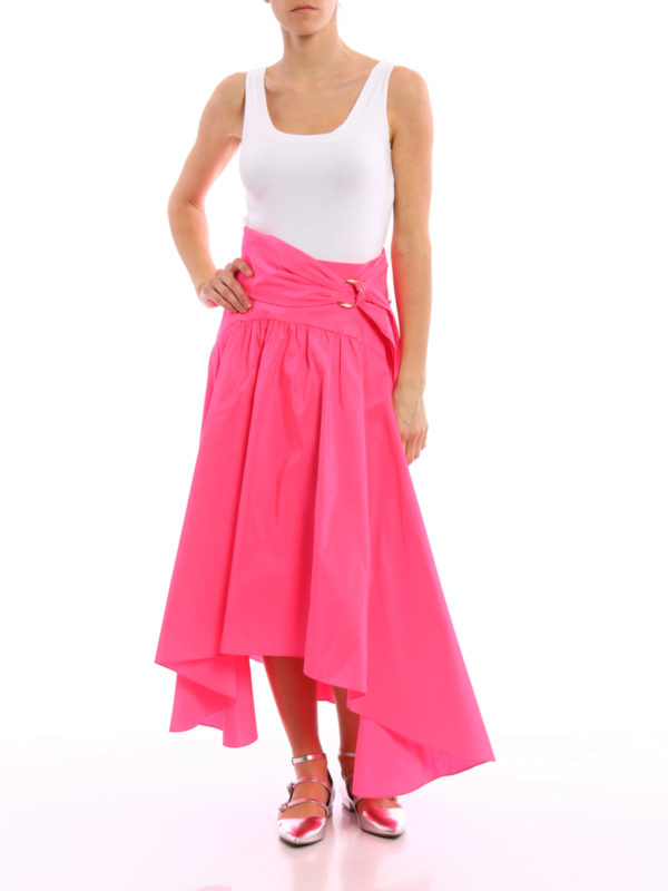 Structured jersey flared skirt shop online: PETER PILOTTO