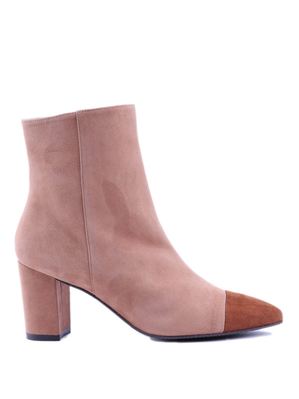 Stuart Weitzman: tronchetti - Tronchetti scamosciati Jill