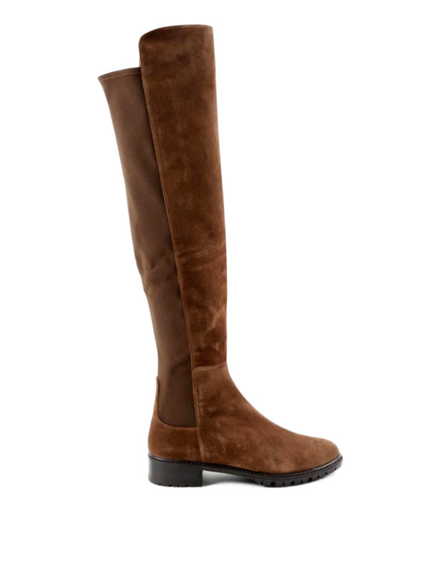 Stuart Weitzman: boots - 5050 suede boots