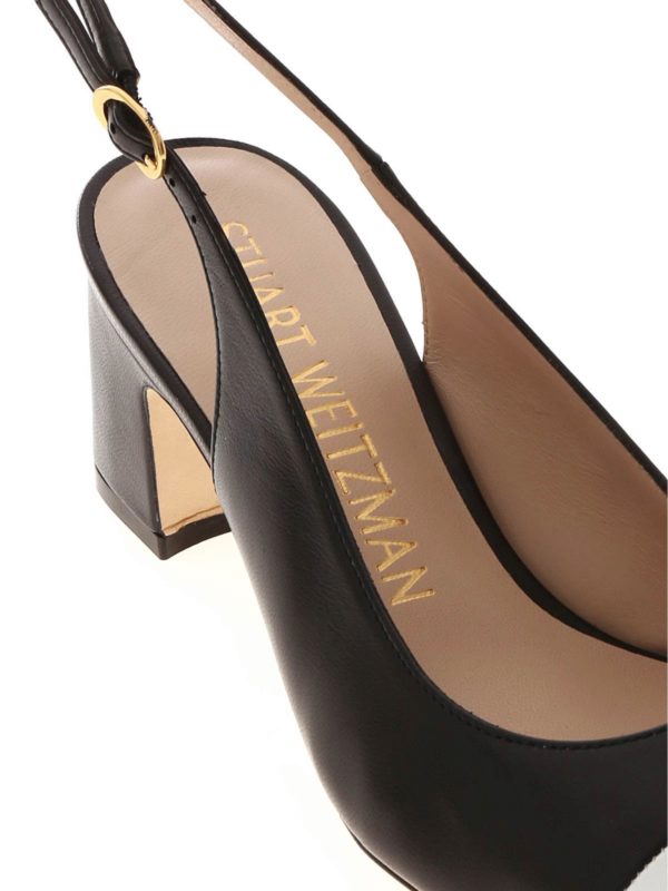 Stuart Weitzman buy online Loraina slingbacks in black and white