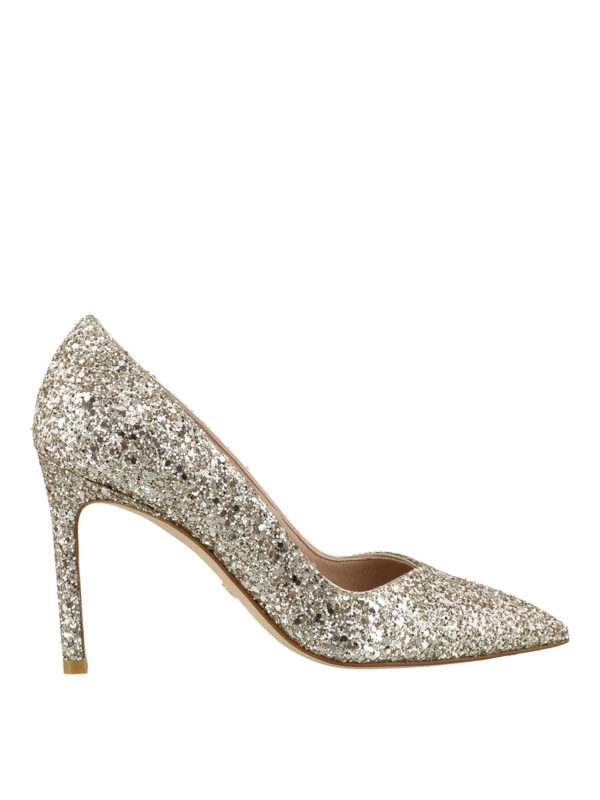 Stuart Weitzman: court shoes - Anny glitter pumps