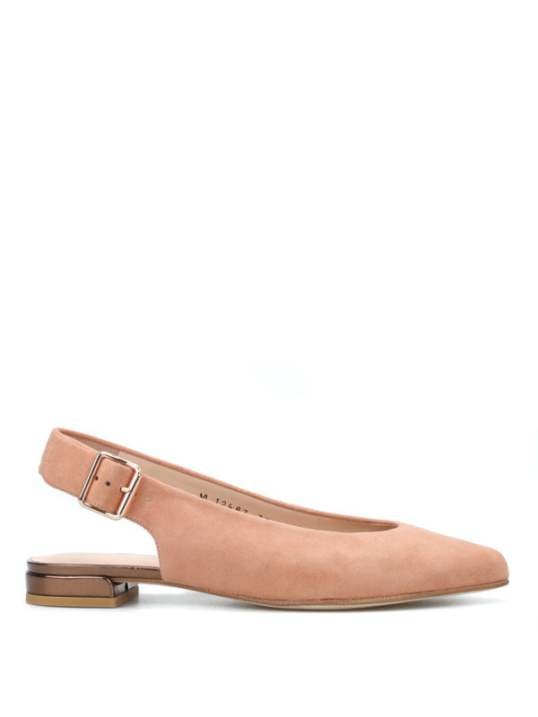 Stuart Weitzman: flat shoes - Heidi slingback flat shoes