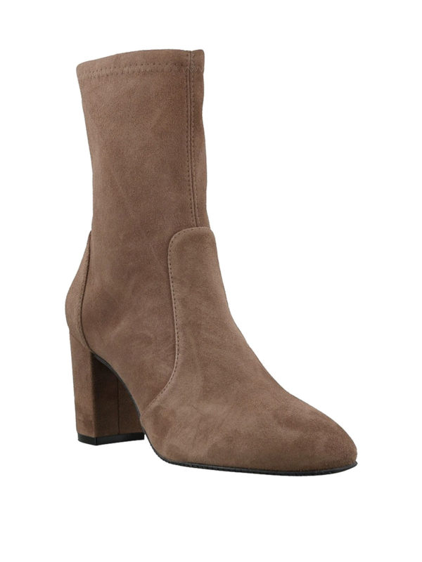 Stuart Weitzman: ankle boots online - Yuliana 80 stretch suede booties