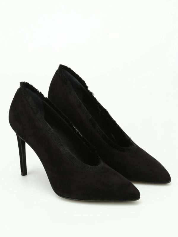 Stuart Weitzman: court shoes online - Longlashes suede pumps