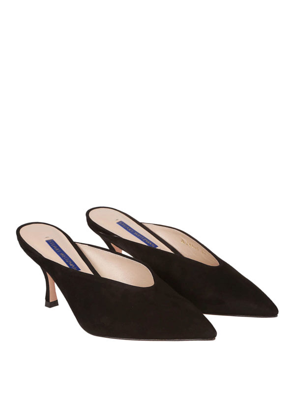 Stuart Weitzman: mules shoes online - Lulah suede mules
