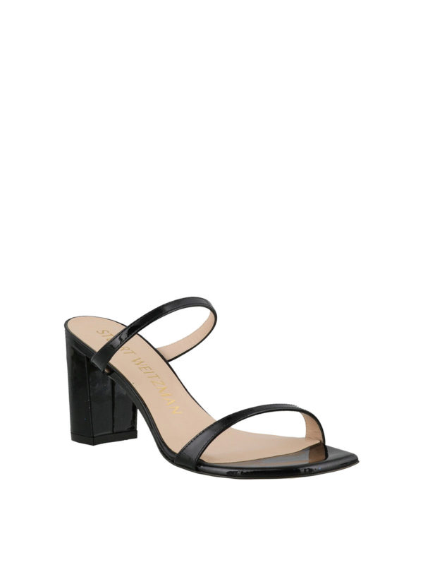 Stuart Weitzman: sandals online - Aleena 75 patent leather sandals