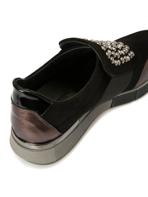 Sneaker slip on con borchie shop online: BALDININI