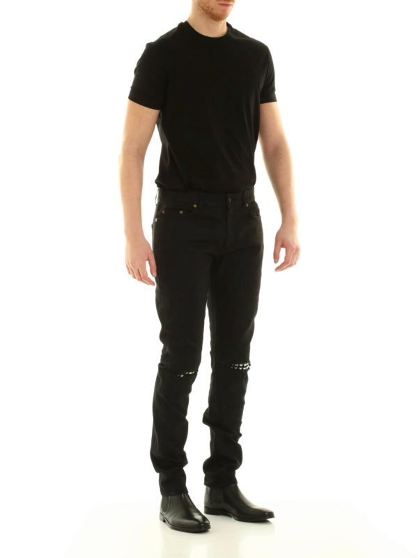 Vaqueros Pitillos Negros shop online: SAINT LAURENT