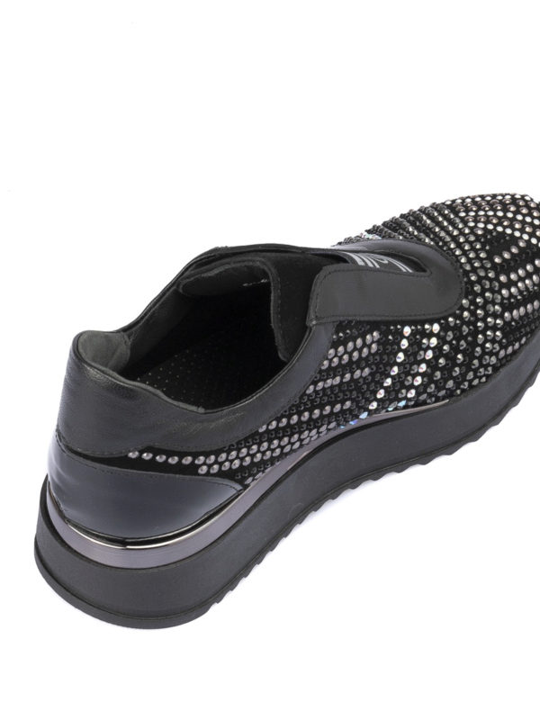 Sneaker pull on borchiate shop online: BALDININI