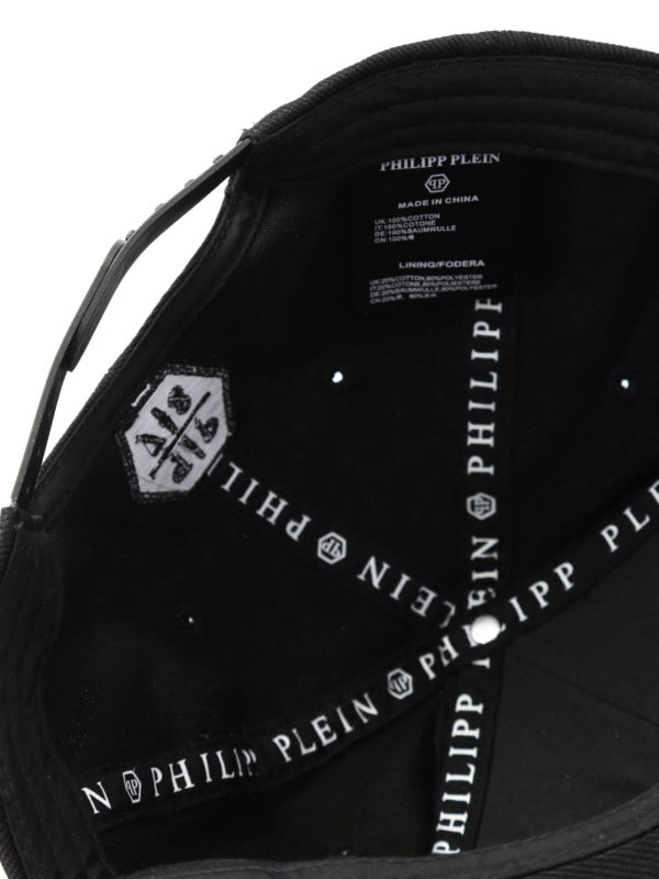 Studded Superman cap shop online: PHILIPP PLEIN