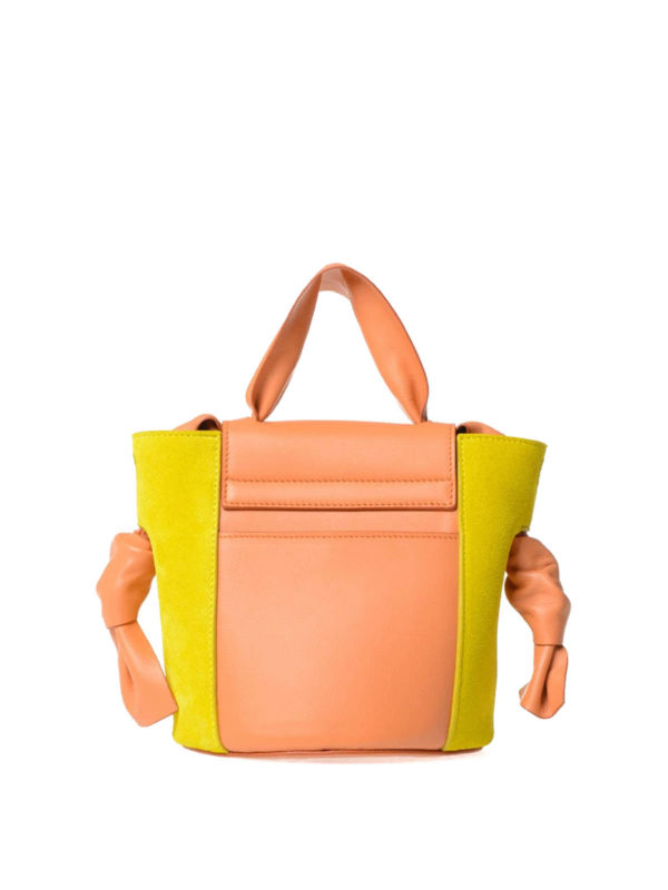 Suede bucket bag shop online: JIL SANDER