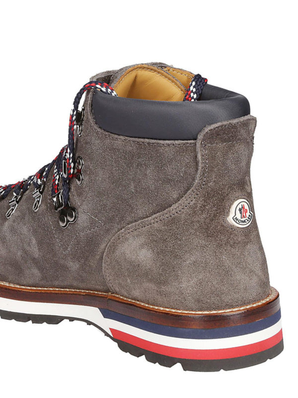 Suede hiking-boots shop online: MONCLER