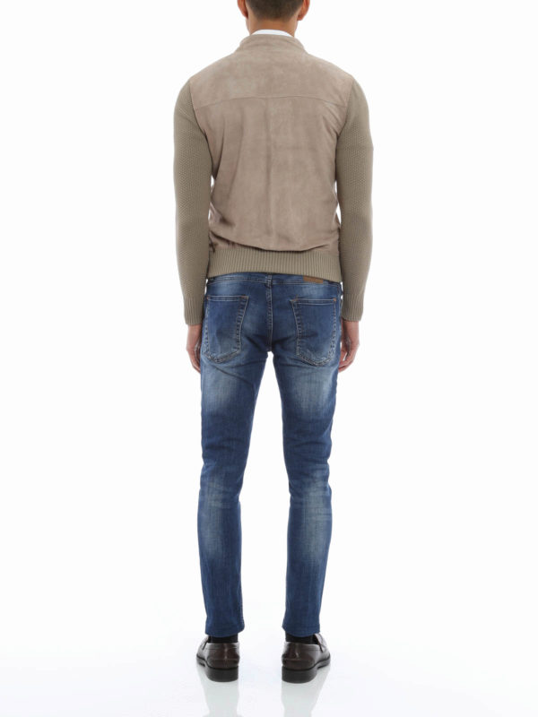 Suede jacket shop online: ELEVENTY