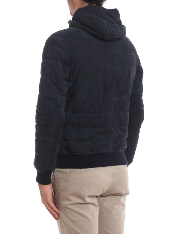 Lederjacke - Blau shop online: HERNO