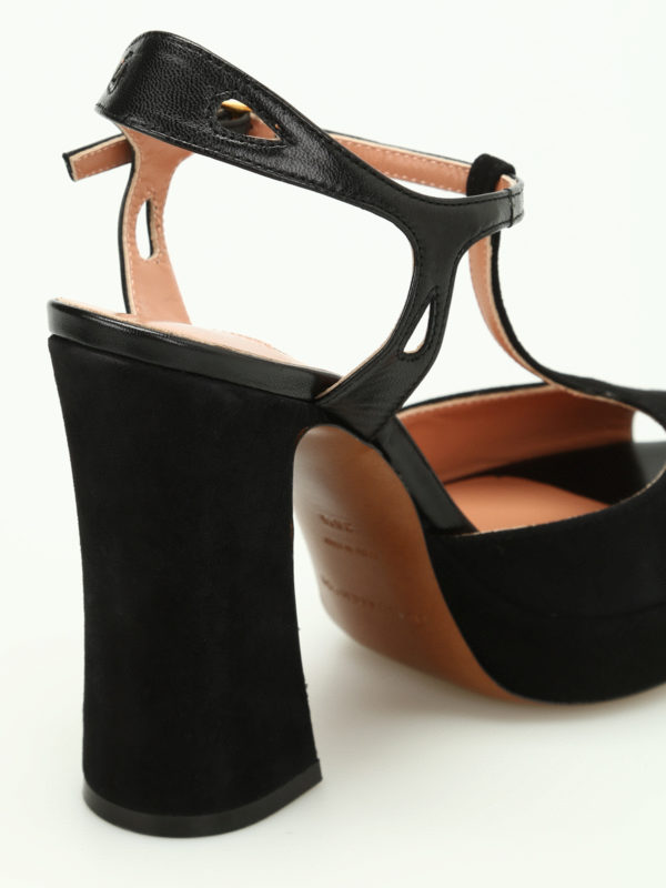 Suede platform sandals shop online: L