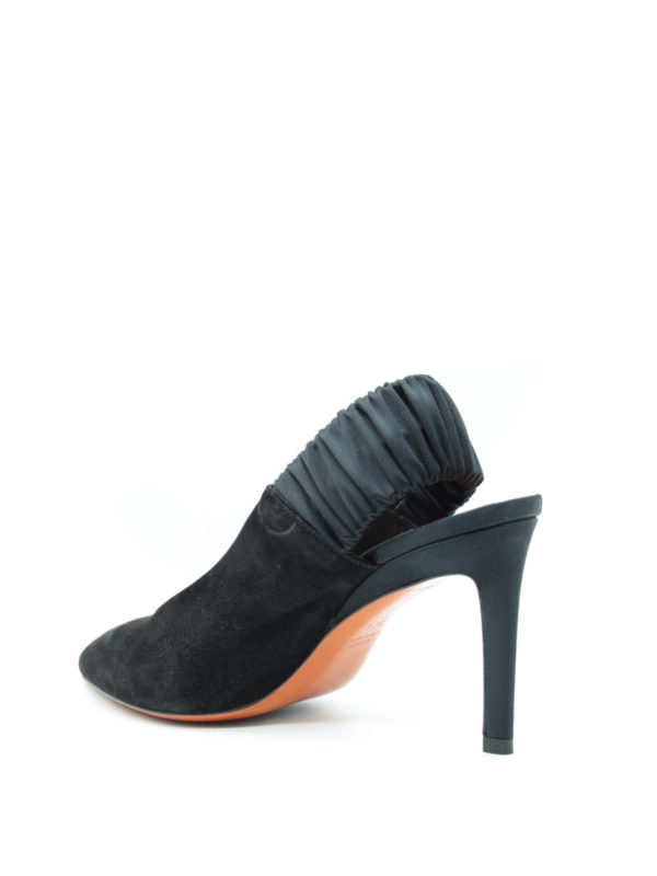 Suede slingback pumps shop online: SANTONI