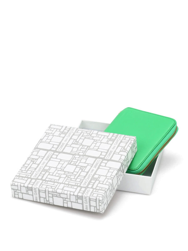 Portemonnaie Super Fluo - Grün shop online: COMME DES GARCONS