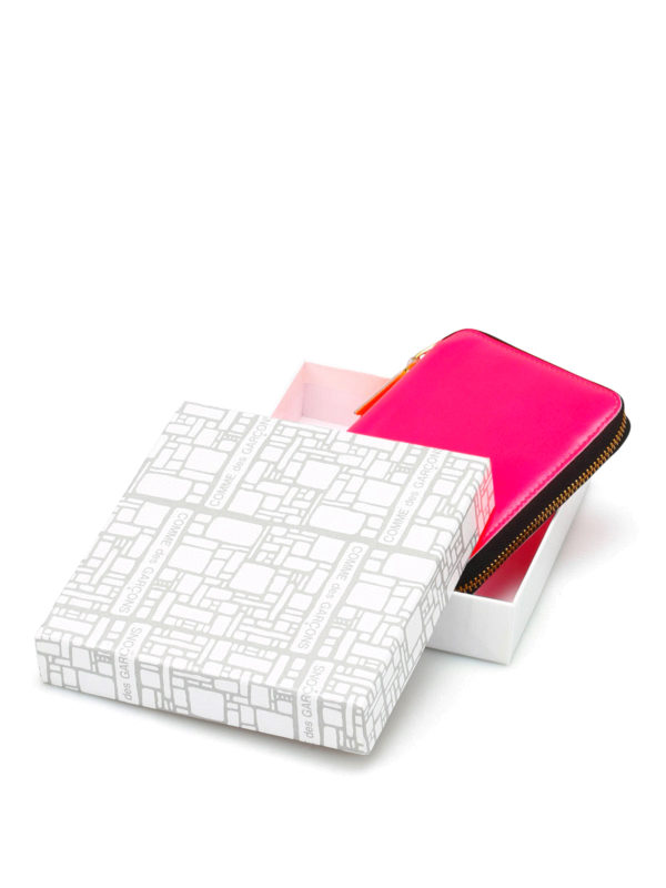Portemonnaie Super Fluo - Fuchsia shop online: COMME DES GARCONS