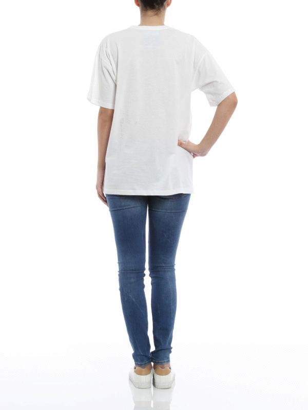 Moschino Super Moschino T-shirt - White - Women | V07074401002 Moschino Super Moschino T-shirt - White - Women | V07074401002