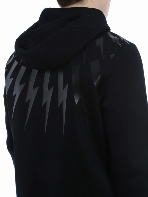 Sweatshirts & Sweaters shop online Lightning print hoodie