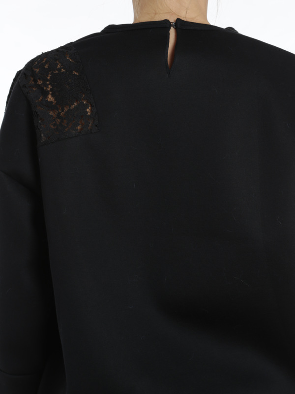 Sweatshirts & Sweaters shop online Sweatshirt with lace inserts