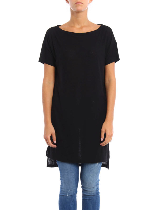 T BY ALEXANDER WANG: short dresses online - Basic silk mini dress