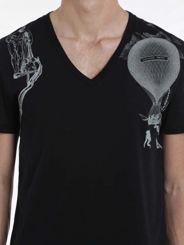 t-shirts shop online Harness print t-shirt