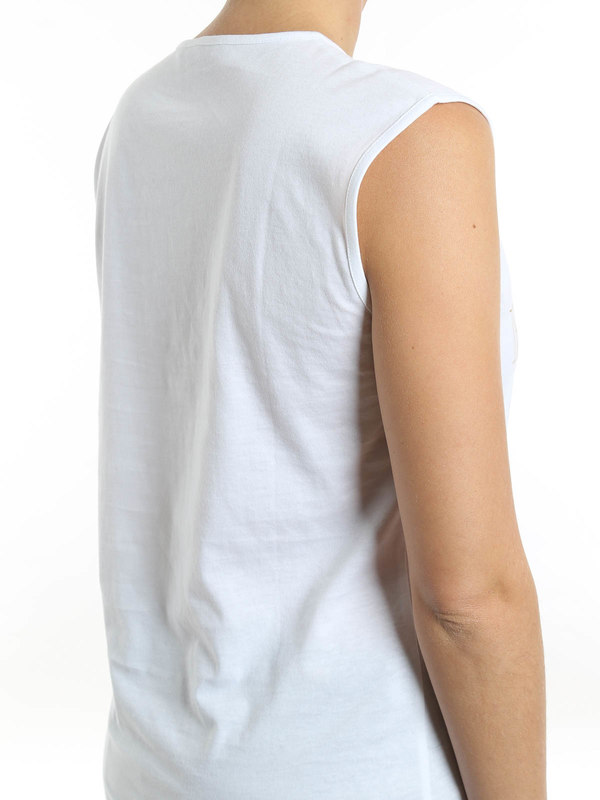 t-shirts shop online Sleeveless t-shirt with logo