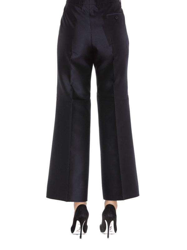 Taffeta flared trousers shop online: GIVENCHY