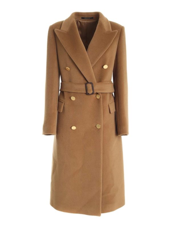 TAGLIATORE: Lange Mäntel - Langer Mantel - Camel