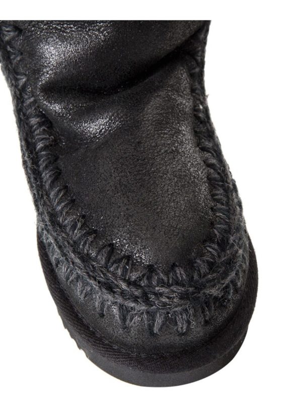 Tall Eskimo boots in black shop online: MOU