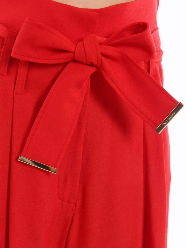 TARA JARMON buy online High waist crepe trousers