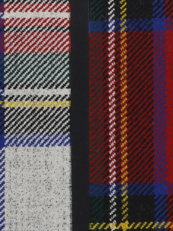 Tartan patchwork pouch shop online: COMME DES GARCONS