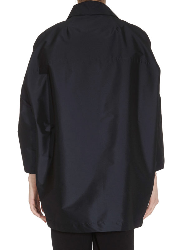 Tech fabric egg shaped coat shop online: HERNO