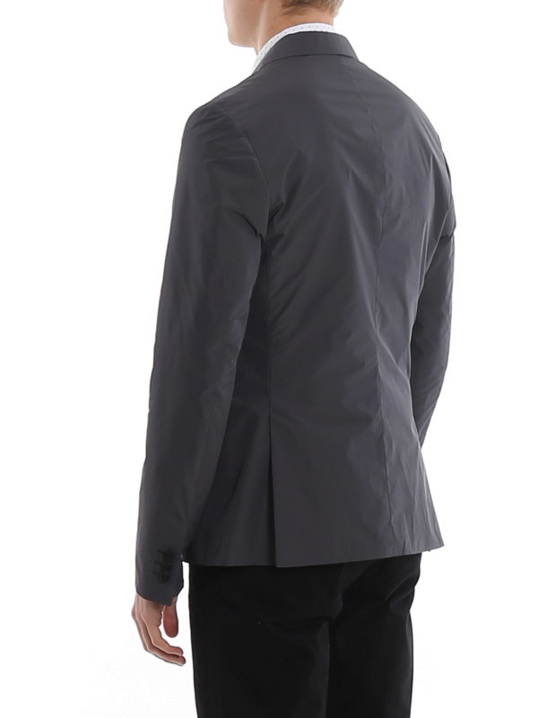 Tech poplin blazer shop online: PRADA