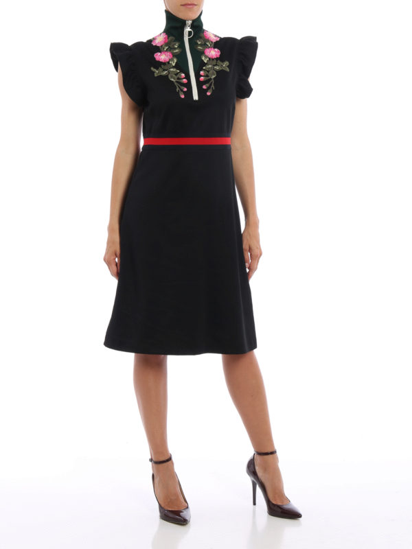 Knielanges Kleid - Gemustert shop online: GUCCI