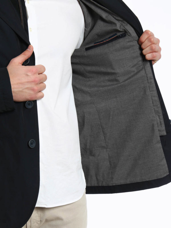 Blazer in techno canvas