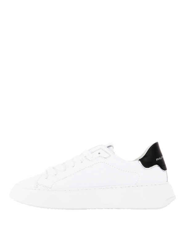 Temple leather sneakers shop online: PHILIPPE MODEL
