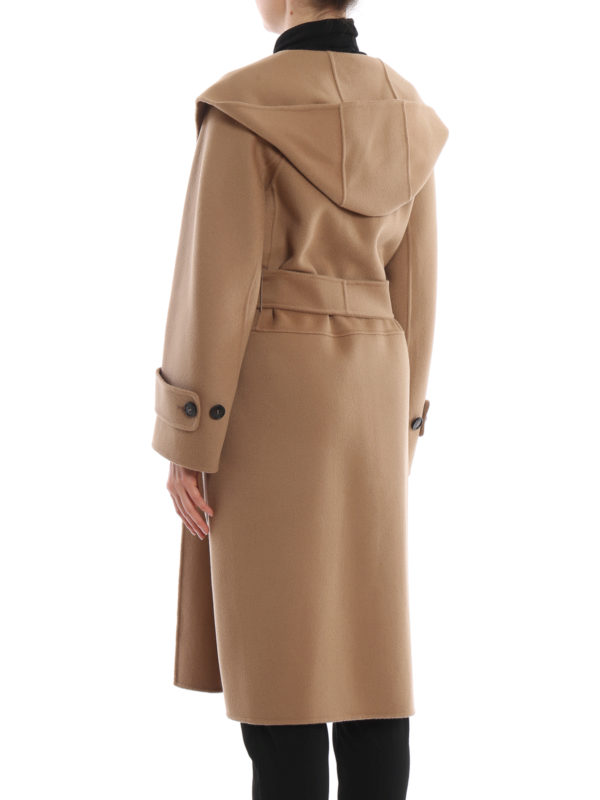 Teresa hooded double wool wrap coat shop online: Max Mara
