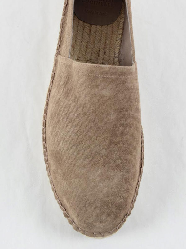 Textured suede espadrilles shop online: BRUNELLO CUCINELLI