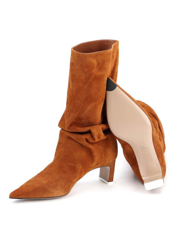 The Attico buy online Pointed toe suede boots