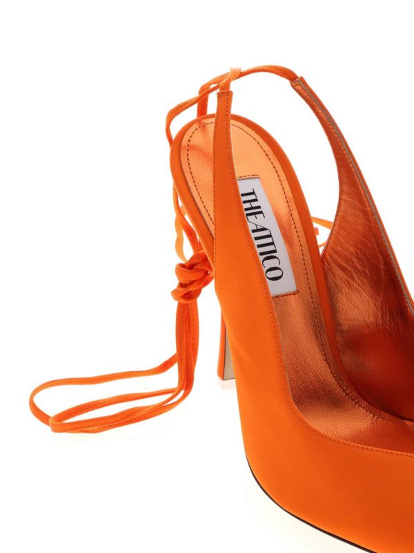 The Attico buy online Satin pumps in orange
