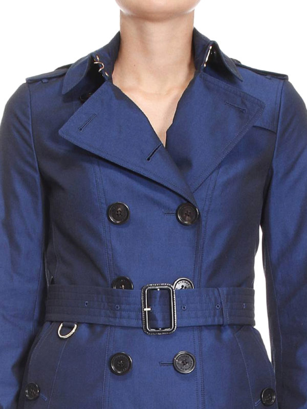 BURBERRY ネイビー トレンチコート　サンドリンガム Burberry トレンチコート The Sandringham - ブルー | 40194801