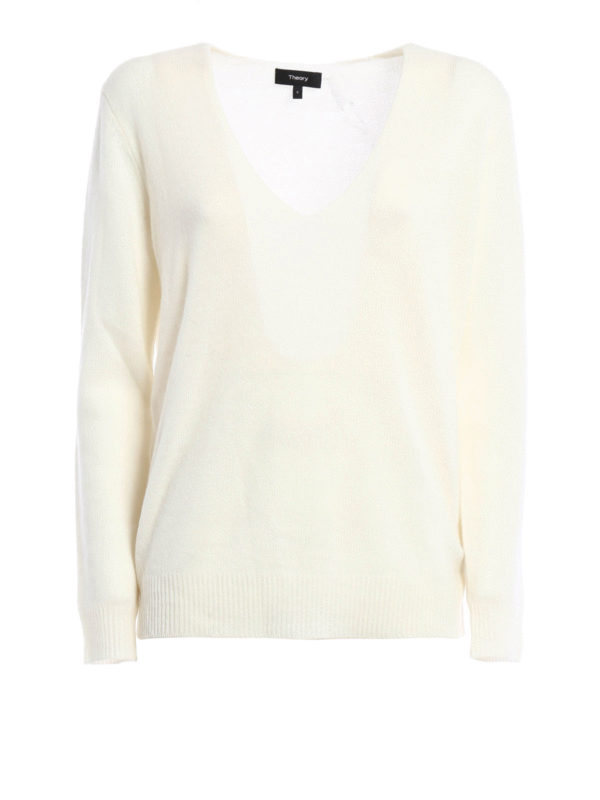 Theory: v necks - Adrianna cashmere pullover