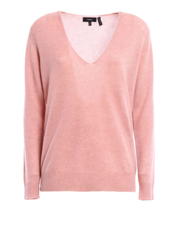 Theory: v necks - Adrianna cashmere pullover
