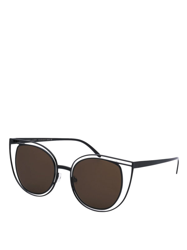 THIERRY LASRY: sunglasses - Eventually black titanium sunglasses