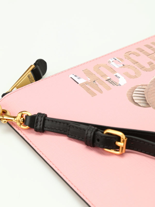Clutch - Pink shop online: MOSCHINO