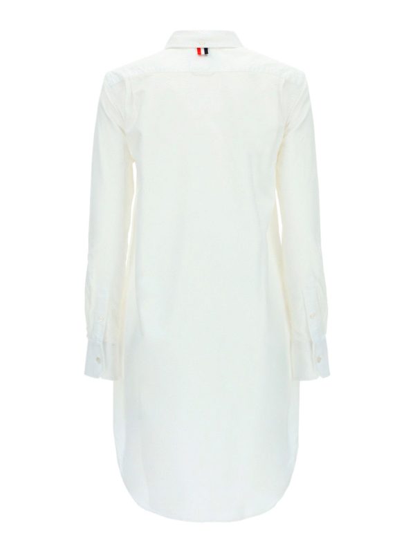 THOM BROWNE: short dresses online - Cotton shirt dress
