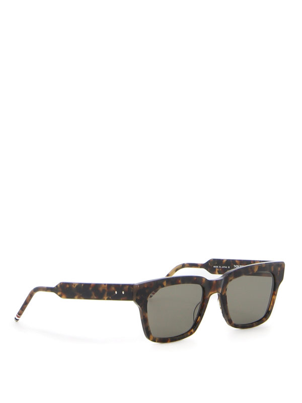 THOM BROWNE: sunglasses - Tortoiseshell sunglasses